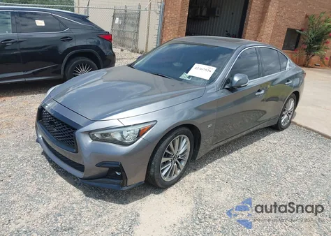 2019 Infiniti Q50 3.0T Luxe z USA, uszkodzony, nr VIN JN1EV7APXKM519048